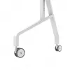 Neomounts MOVE Go XL FL50-575WH1 tv-trolley, 65-110 inch, max. 125 kg, VESA 100x100-1100x600, hoogte verstelbaar 129-139 cm, afsluitbaar, snelle installatie, TÜV-gecertificeerd, wit
