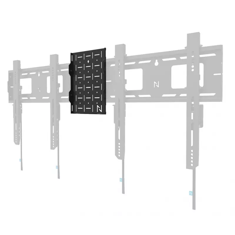 Neomounts AWL05-750BL AV-hardware-rack - universeel, AV-rack, wand, 10 kg, zwart, staal, 204 mm