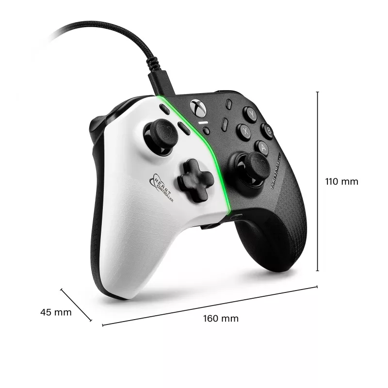 Thrustmaster H.E.A.R.T. zwart, wit USB-gamepad pc, Xbox One, Xbox One S, Xbox One X