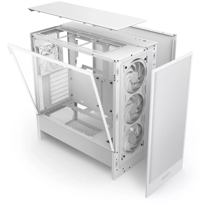 NZXT H5 Flow 2024 Midi Tower behuizing, wit