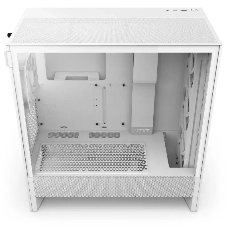 NZXT H5 Flow RGB 2024 Midi Tower behuizing, wit