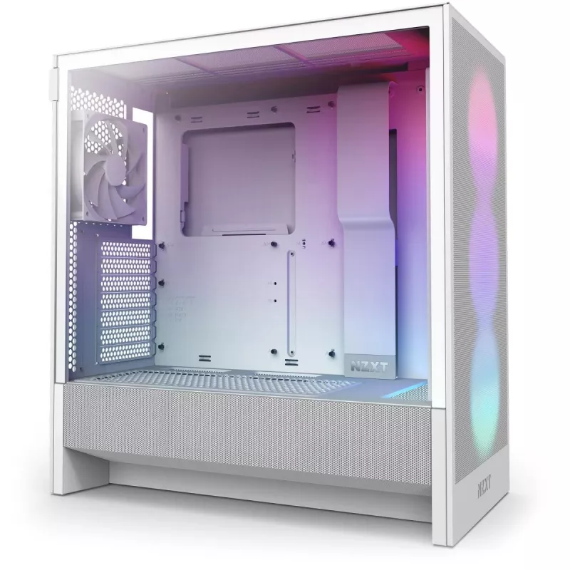 NZXT H5 Flow RGB 2024 Midi Tower behuizing, wit
