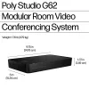 HP Poly Studio G62 videoconferentiesysteem met montageplaten-kit