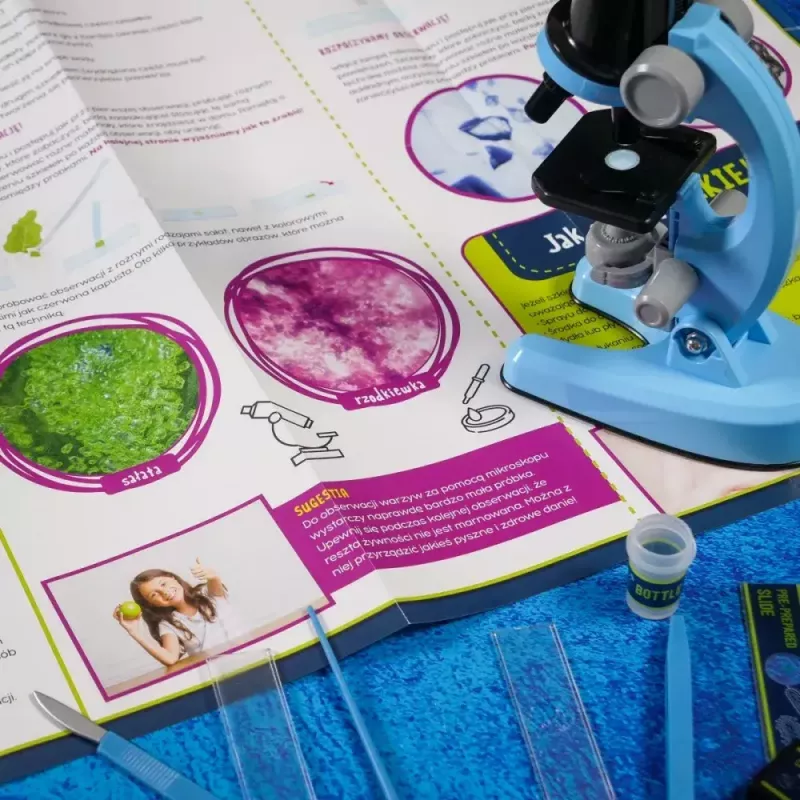 Educatieve microscoop Liscianigiochi Im A Genius 304-PL97388 — optische kinderset met vergroting om te leren