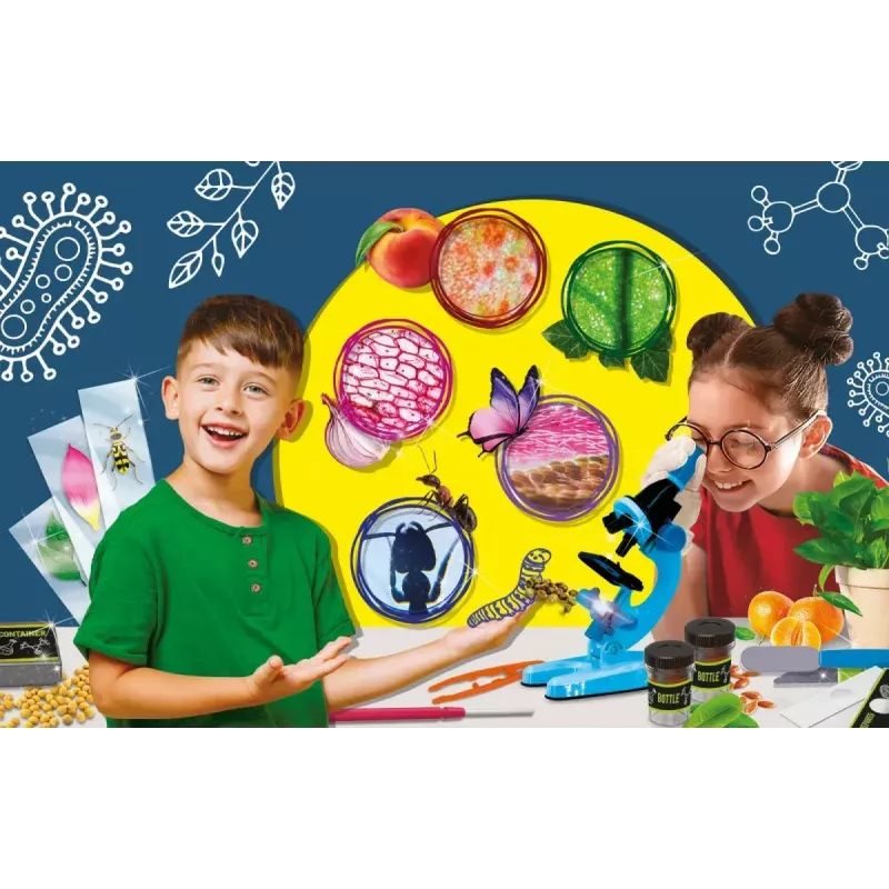 Educatieve microscoop Liscianigiochi Im A Genius 304-PL97388 — optische kinderset met vergroting om te leren