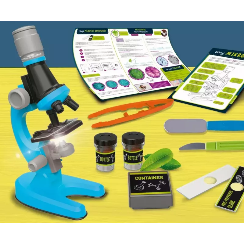 Educatieve microscoop Liscianigiochi Im A Genius 304-PL97388 — optische kinderset met vergroting om te leren