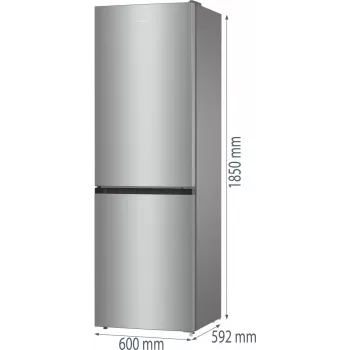 Gorenje NRK61CS2XL4 vrijstaand 300 L grijs