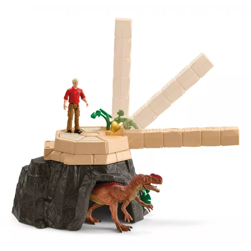 Actie/avontuur Schleich verovering van de dinotempel megaset veelkleurig
