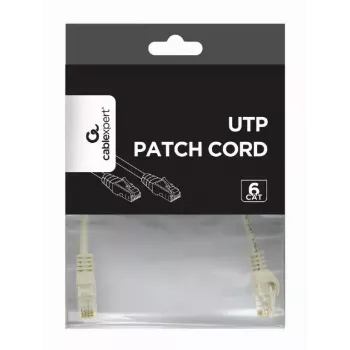 Patchkabel GEMBIRD PP6U-CU-1.5M RJ45 Cat.6 1,5 m grijs