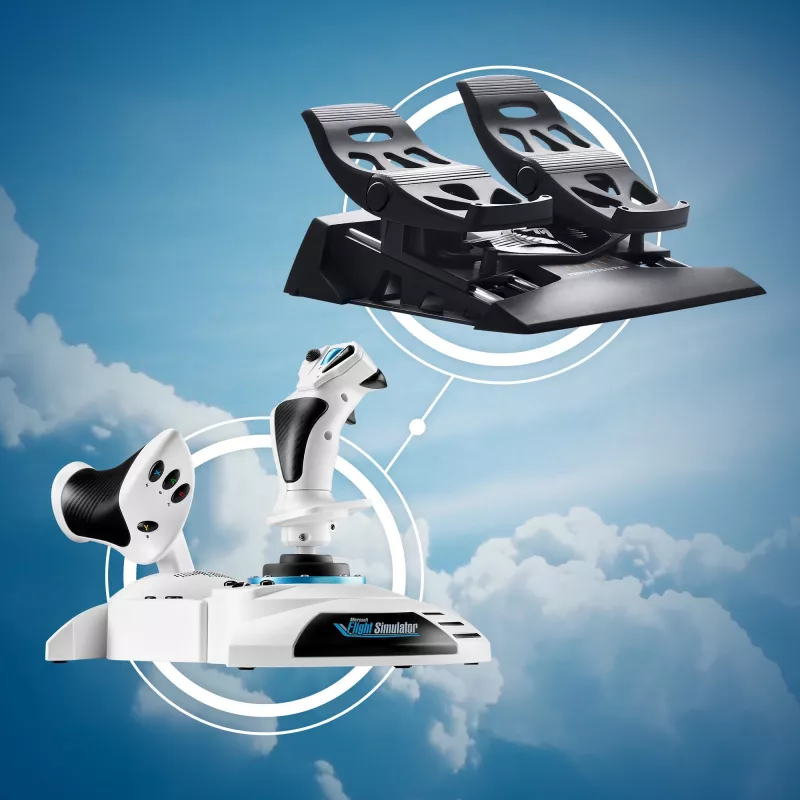 Joystick Thrustmaster T.Flight Hotas One Microsoft Flight Simulator Edition USB zwart wit