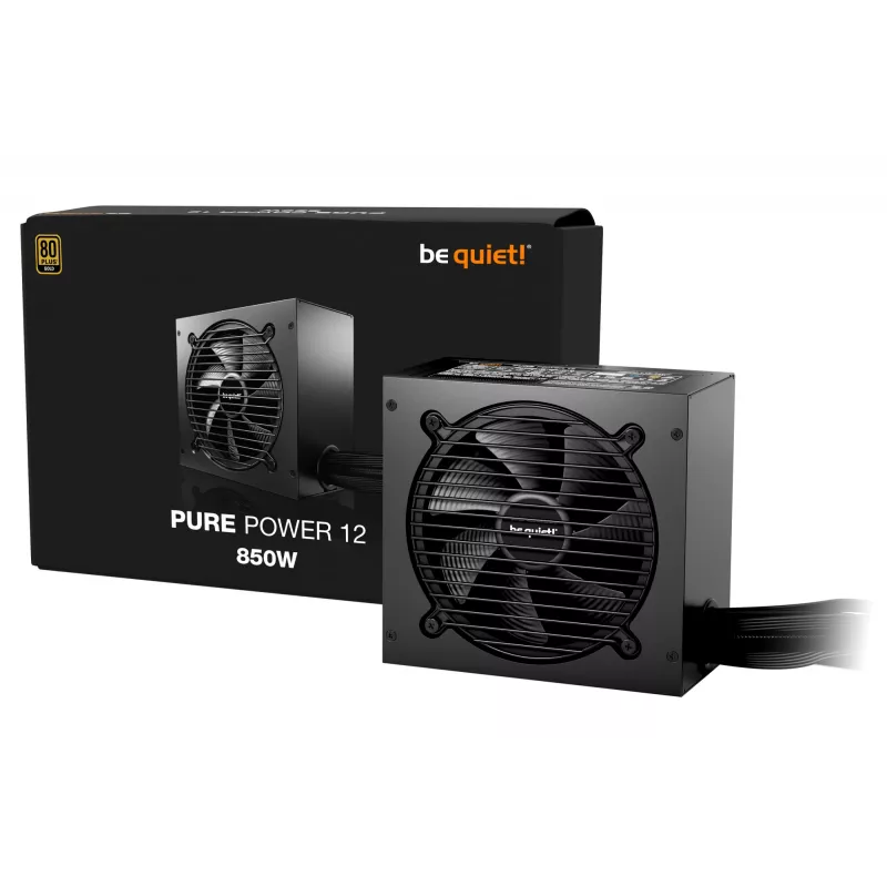 be quiet PURE POWER 12 850W voeding 20+4 pin ATX ATX zwart