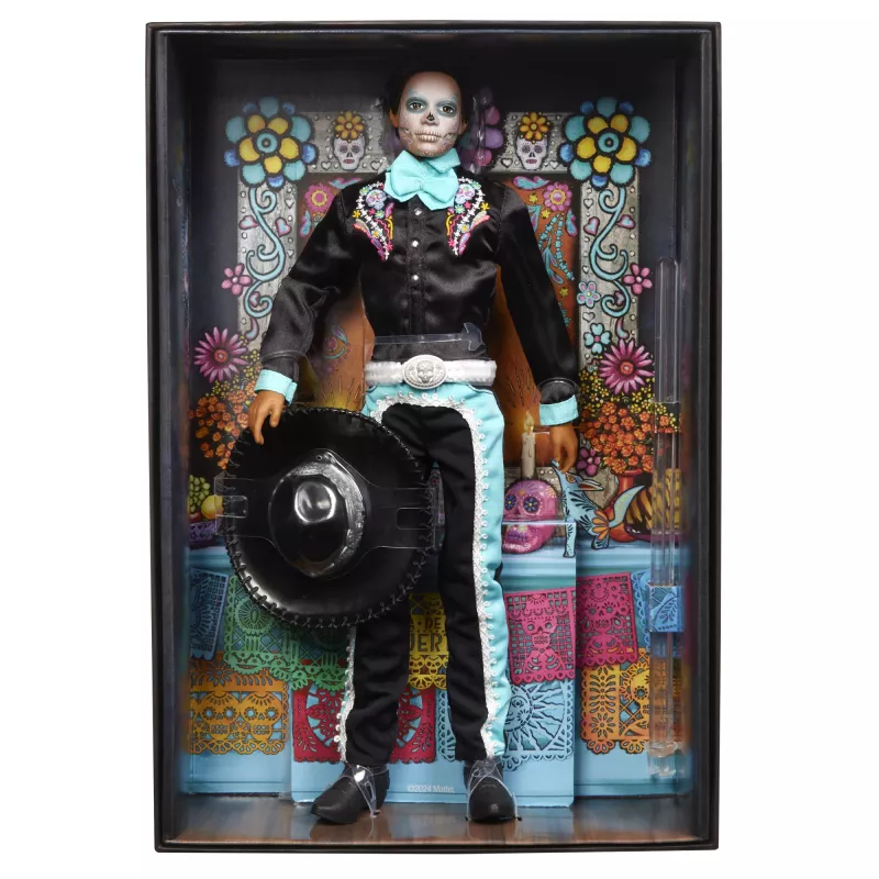 Modepop Mattel Barbie Ken Dia de Muertos meerkleurig 3+