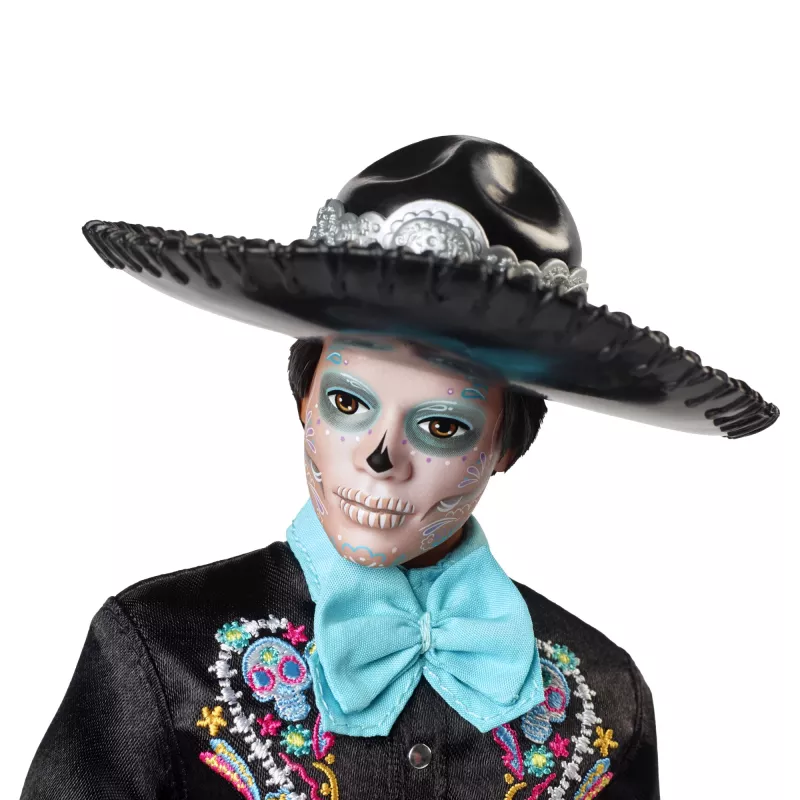 Modepop Mattel Barbie Ken Dia de Muertos meerkleurig 3+