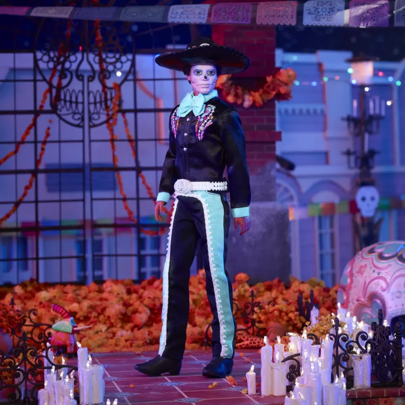 Modepop Mattel Barbie Ken Dia de Muertos meerkleurig 3+