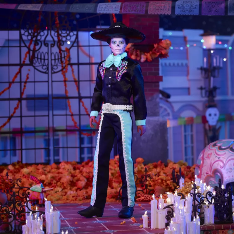 Modepop Mattel Barbie Ken Dia de Muertos meerkleurig 3+