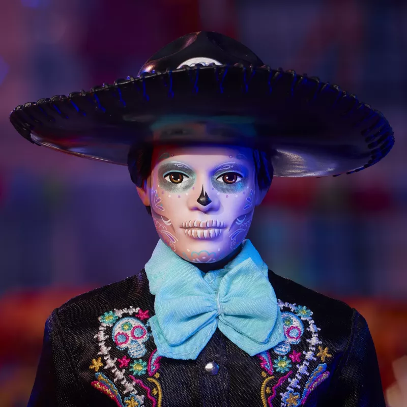 Modepop Mattel Barbie Ken Dia de Muertos meerkleurig 3+