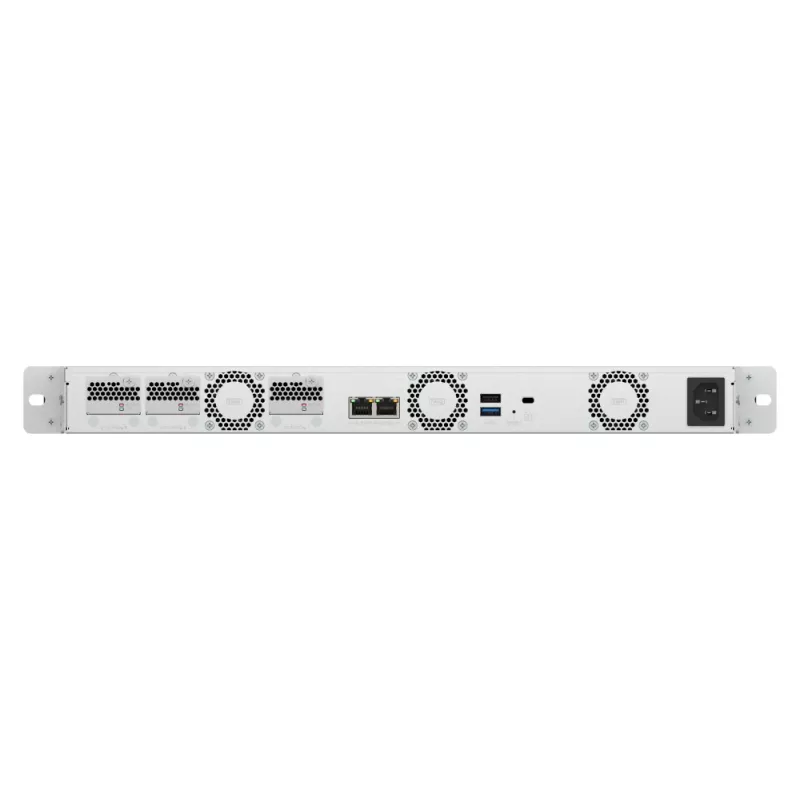 QNAP TS-h765eU NAS rack (1U) Intel Atom® 8 GB DDR5 QuTS hero Black, grijs
