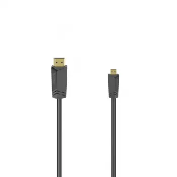 Hama 00205016 HDMI-kabel 1,5 m HDMI Type-A (standaard) HDMI Type-D (micro) Zwart