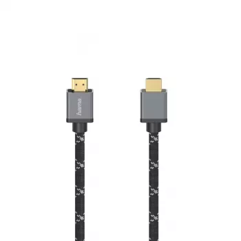 Hama 00205240 HDMI-kabel 3 m HDMI Type-A (standaard) Zwart, Grijs