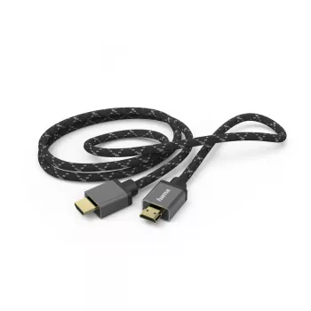 Hama 00205240 HDMI-kabel 3 m HDMI Type-A (standaard) Zwart, Grijs