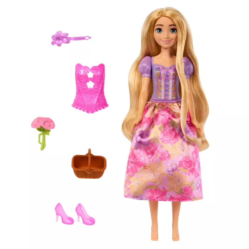 Mattel Disney Princess HTV86 Rapunzel modepoppenset