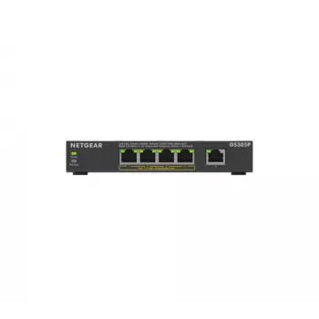 NETGEAR GS305Pv3 Unmanaged Gigabit Ethernet (10/100/1000) Power over Ethernet (PoE) Zwart