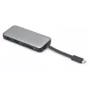 DIGITUS USB-C Travel Docking Station, 7-poorts - HDMI / 2x USB-A 3.2 Gen 1 / GbE / SD / MicroSD - 100W USB-C Power Delivery