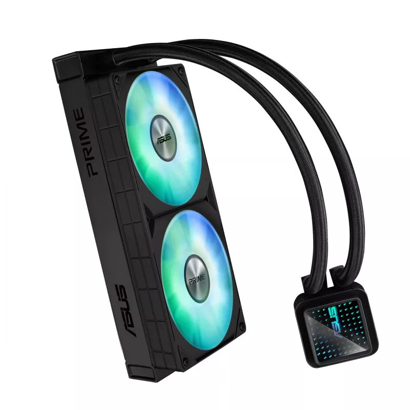 ASUS Prime LC 240 ARGB Computerbehuizing All-in-One-vloeistofkoeler 12 cm Zwart