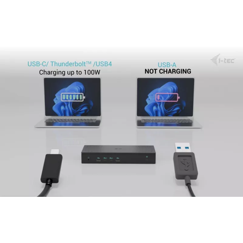 i-tec Universele 5x 4K/60Hz Display Dockingstation + Power Delivery 100W