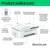 HP DeskJet 4230e draadloze all-in-one kleurenprinter, Instant Ink; kopiëren, scannen