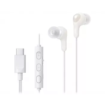 JVC HA-FR9UC headset bedraad in-ear gesprekken/muziek USB Type-C wit