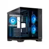 Chieftec Visio GM-30B-TG-OP zwart tempered glass x 2 cube zwart