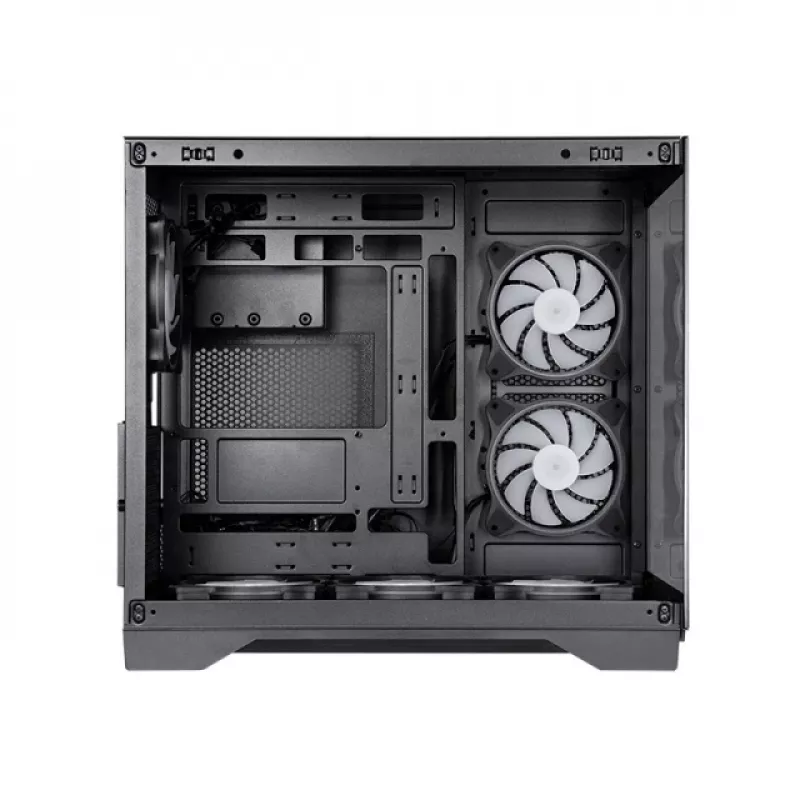 Chieftec Visio GM-30B-TG-OP zwart tempered glass x 2 cube zwart