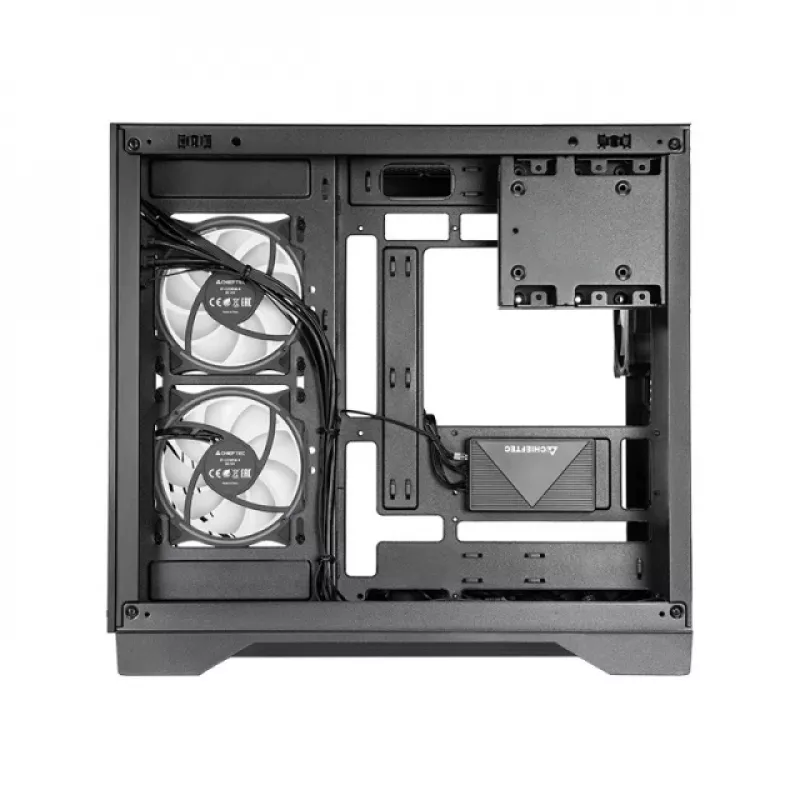Chieftec Visio GM-30B-TG-OP zwart tempered glass x 2 cube zwart