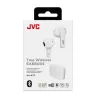 JVC HA-A3T echt draadloze in-ear oortelefoon, Bluetooth 5.1, IPX4, tot 22 uur, 20 - 20000 Hz, wit