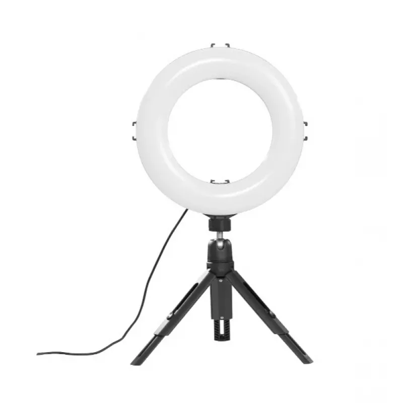 Hama SpotLight Smart 80 II LED-ringlamp, set voor smartphone, met mini-statief