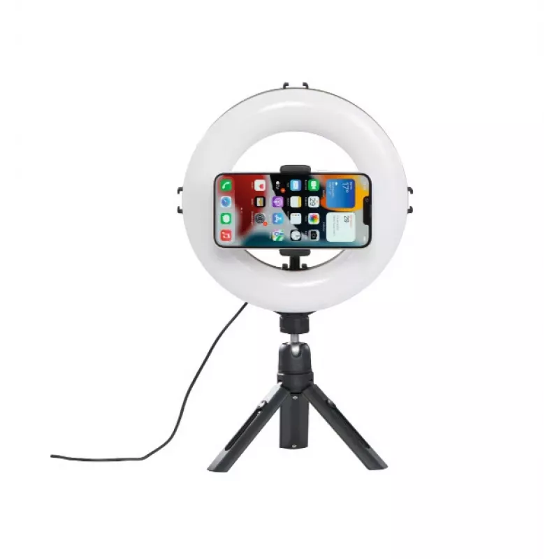 Hama SpotLight Smart 80 II LED-ringlamp, set voor smartphone, met mini-statief