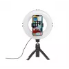 Hama SpotLight Smart 80 II LED-ringlamp, set voor smartphone, met mini-statief