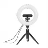 Hama SpotLight Smart 80 II LED-ringlamp, set voor smartphone, met mini-statief