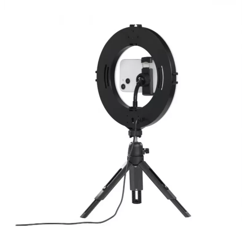 Hama SpotLight Smart 80 II LED-ringlamp, set voor smartphone, met mini-statief