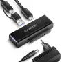 Axagon ADSA-FPX USB-C 10Gbps FAST PORT X adapter voor 2,5-inch/3,5-inch SSD/HDD