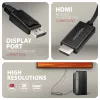 Axagon RVD-HI20C2 DisplayPort -> HDMI 2.0b-kabel 1,8m, 4K/60Hz