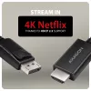 Axagon RVD-HI20C2 DisplayPort -> HDMI 2.0b-kabel 1,8m, 4K/60Hz