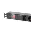 PDU Lanberg PDU-06F-0200-BK 6 AC-uitgangen 1U zwart