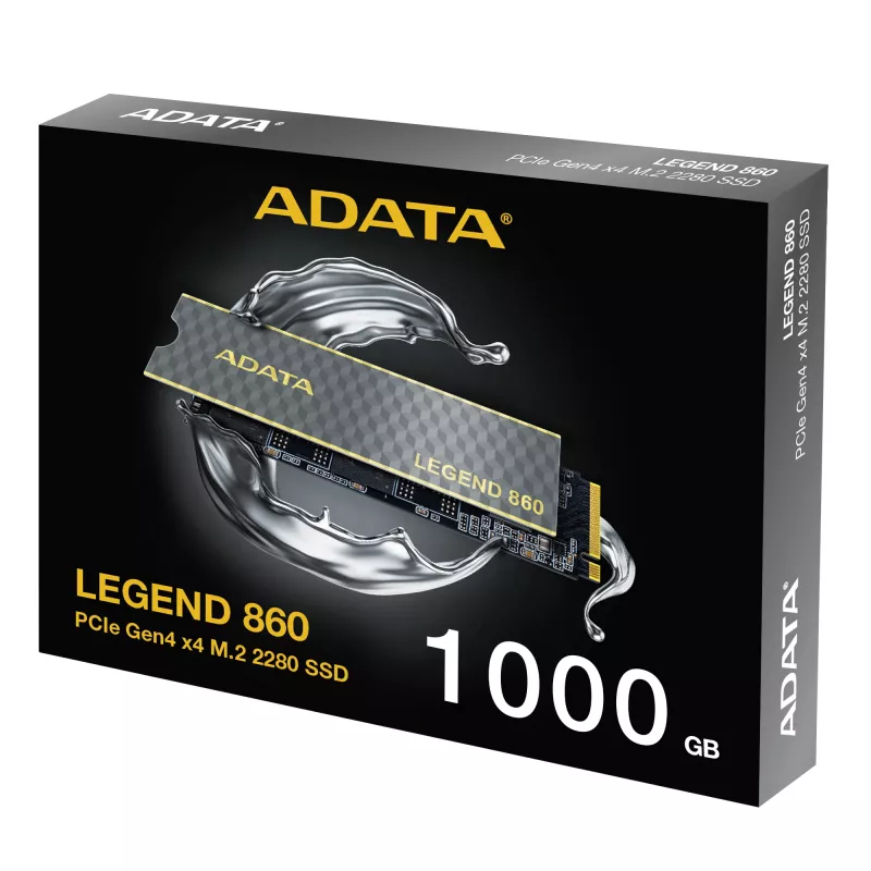 ADATA LEGEND 860 SLEG-860-1000GCS interne SSD 1 TB M.2 PCI Express 4.0 NVMe 3D NAND