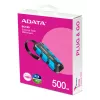 ADATA SC740 500 GB USB Type-C 3.2 Gen 2 (3.1 Gen 2) zwart, Blue