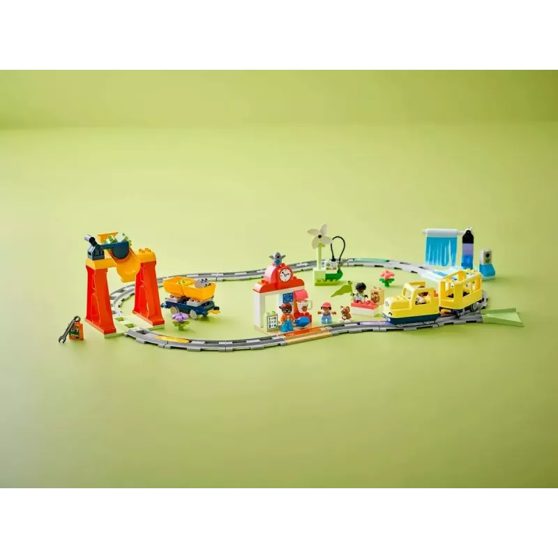 Speelgoedspoorwegset LEGO DUPLO 10428 Grote interactieve gemeenschapstrein — grote interactieve spoorweg voor peuters