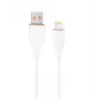 GEMBIRD Premium siliconen 8-pins oplaad- en datakabel, 1,5 m – wit