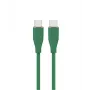 GEMBIRD USB Type-C Power Delivery (PD) 60W siliconen oplaad- en datakabel, 1,5 m Midnight Green