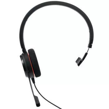 Jabra Evolve 20 Headset bedraad hoofdband kantoor/callcenter USB Type-C / USB Type-A zwart